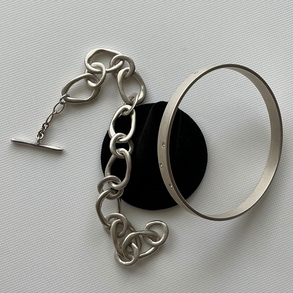Silver Brass Bracelet and a Bengal